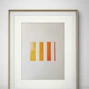 Minimalist geometric painting