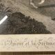 Antique print, Love and Fortune ,early XX century