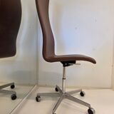 Chaise Oxford à dossier haut par Arne Jacobsen pour Fritz Hansen