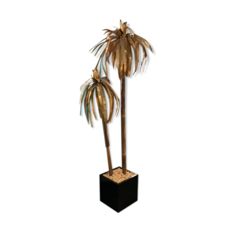 Floor lamp Palm tree in brass