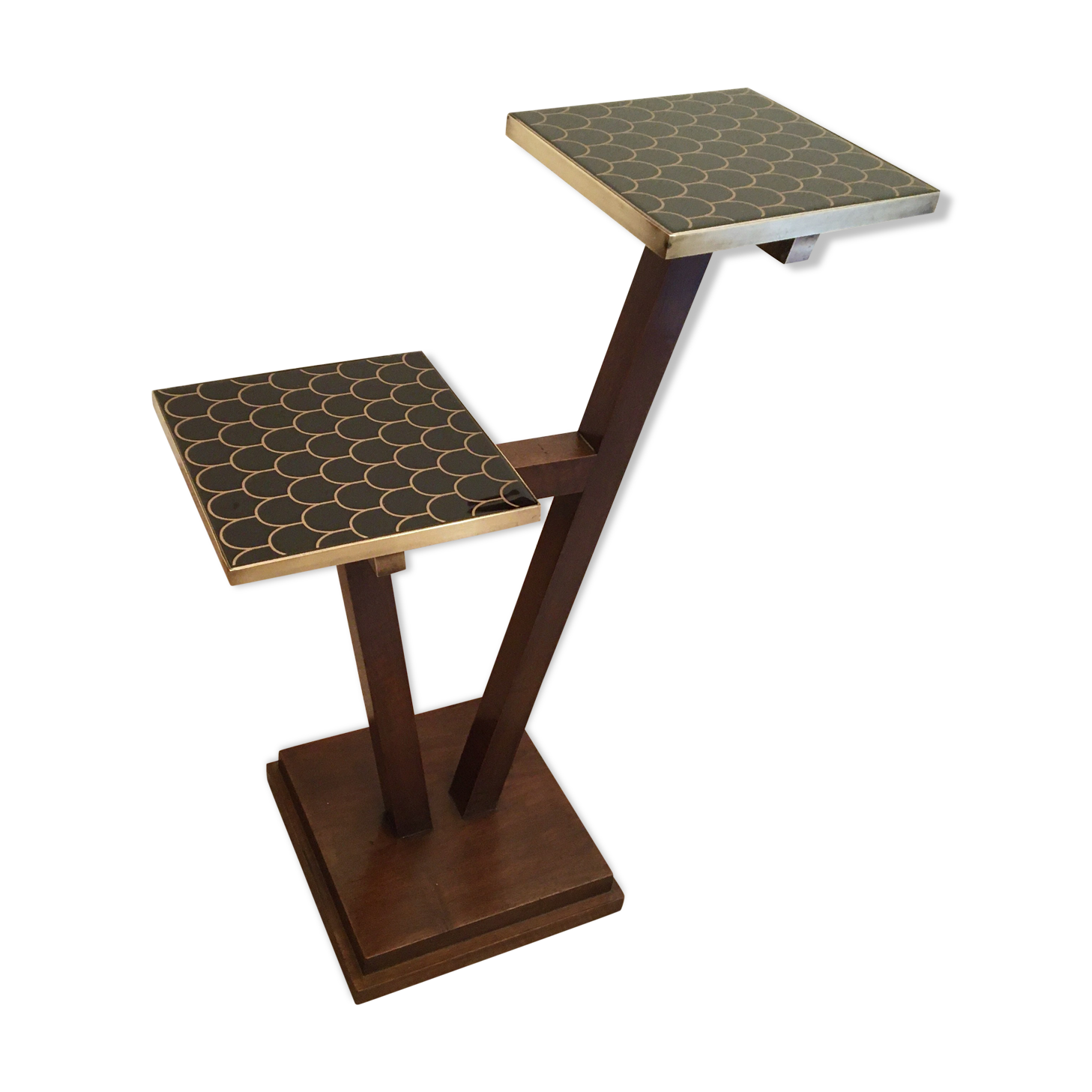 Modernist art deco saddle