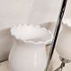 Vintage opaline lampshade chrome duck 2-arm chandelier