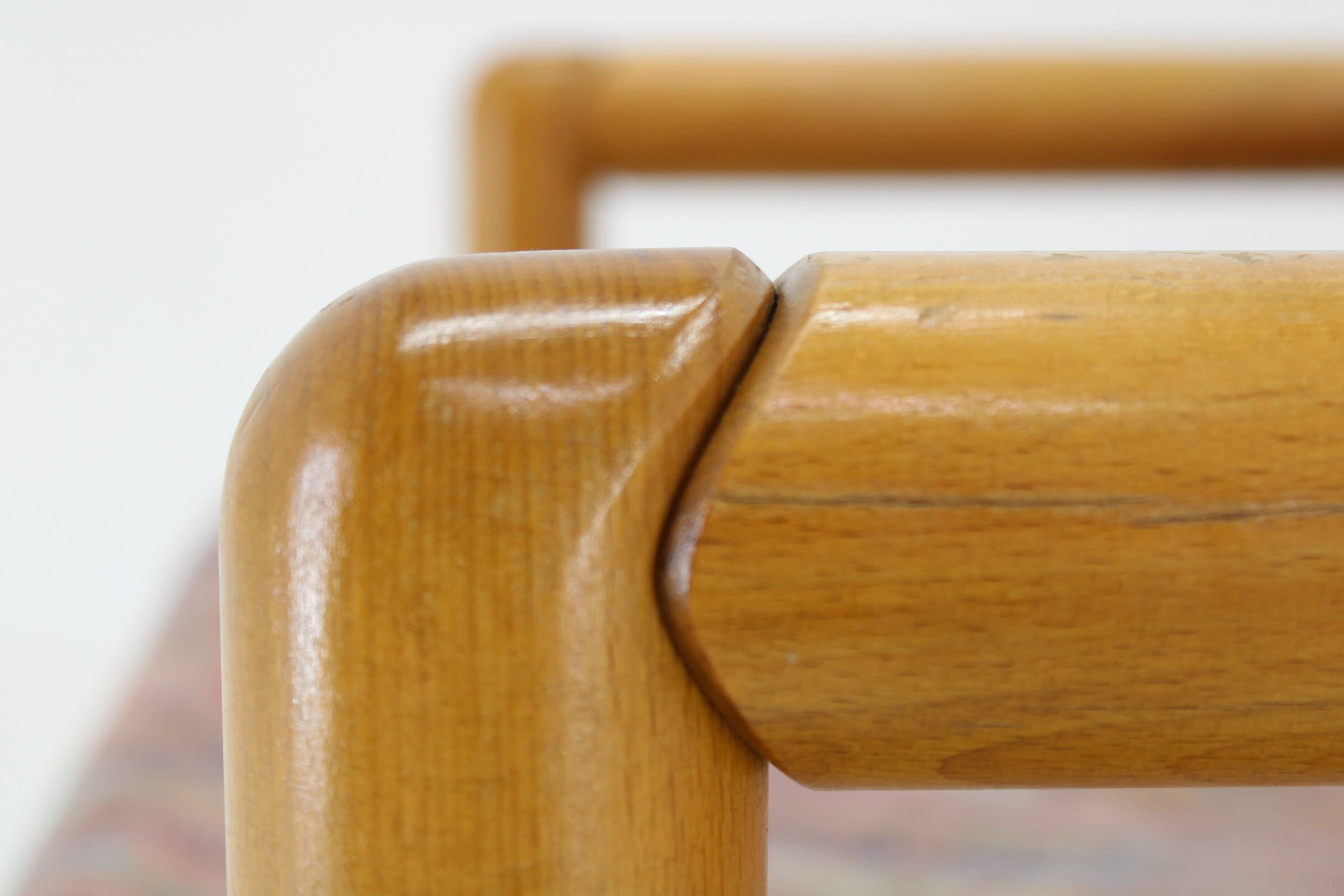 1970s Pair of Beech Armchairs and Coffee Table  by TON, Czechoslovakia