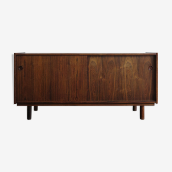 Buffet scandinave en palissandre du milieu du siècle années 1960