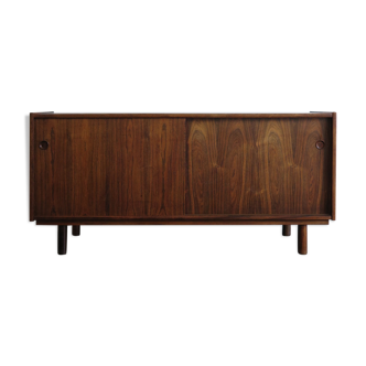 Buffet scandinave en palissandre du milieu du siècle années 1960