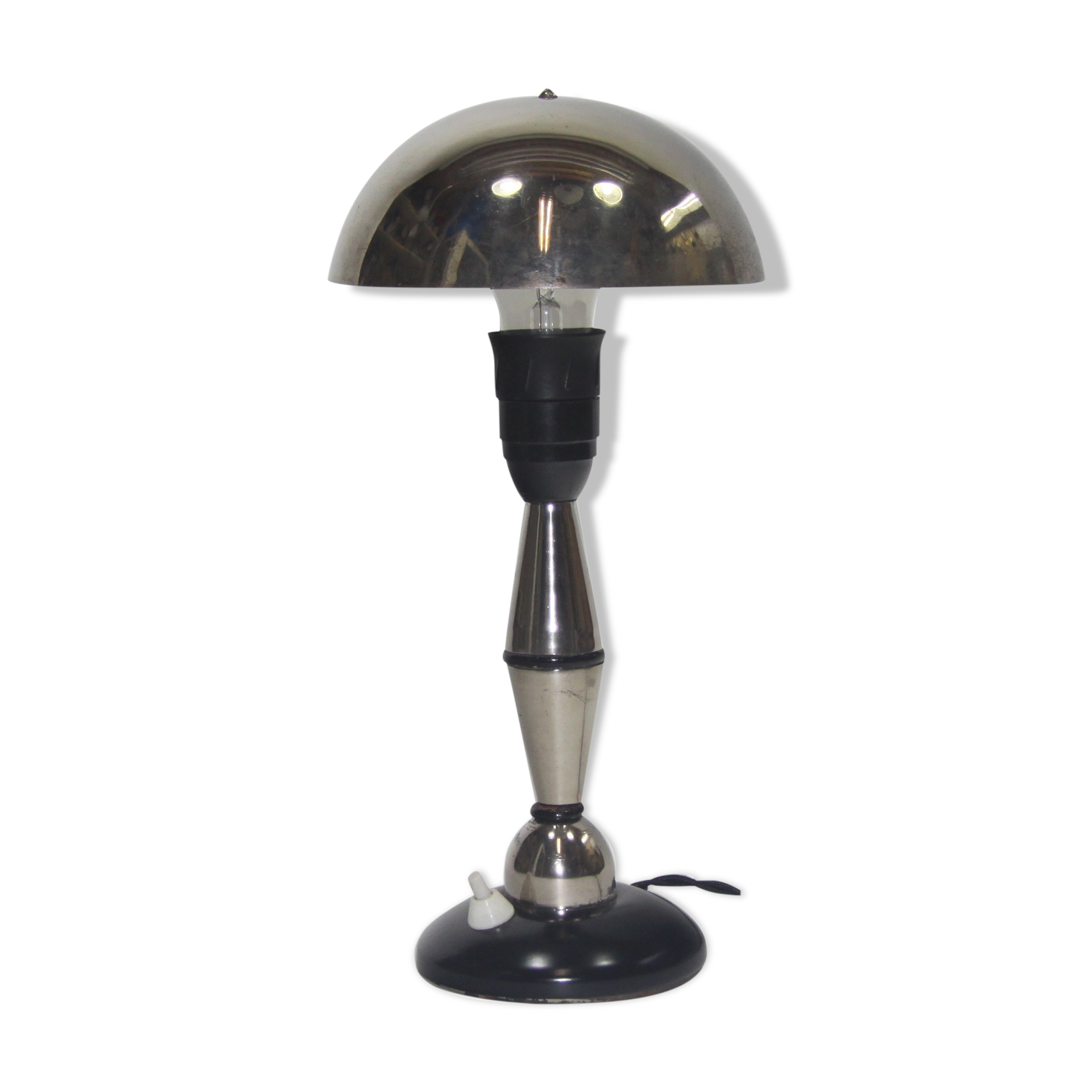 Mushroom bedside lamp, 60s