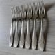 Antique silver-plated forks