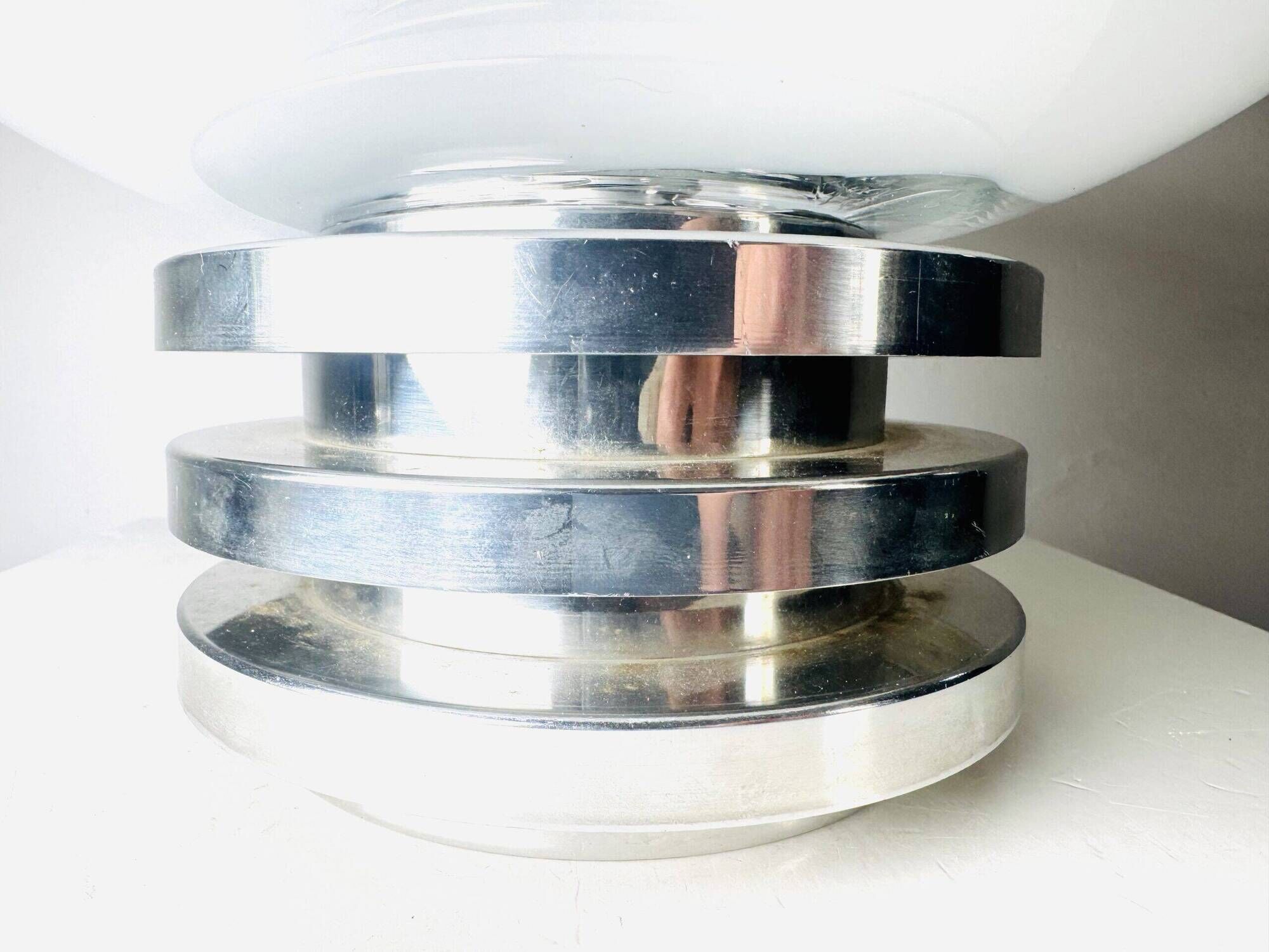 Model 1361 Sculptural Dome Glass Table Lamp By Doria Leuchten, Germany 1970S