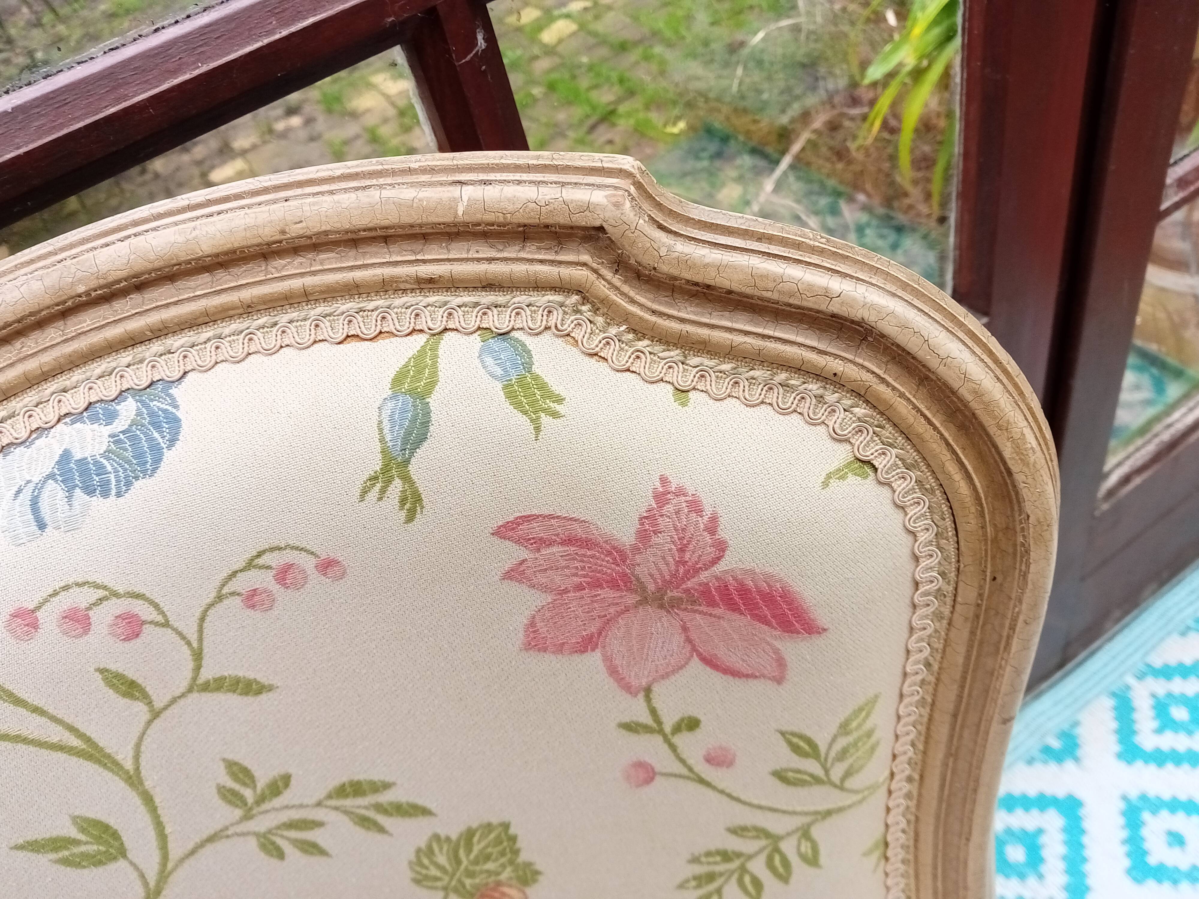 Upholstered chair Louis XV