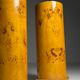Burl wood veneered columns 20th century