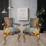 2 armchairs Louis XV style