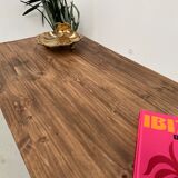 Pine farmhouse work table, from the 50s completely restored