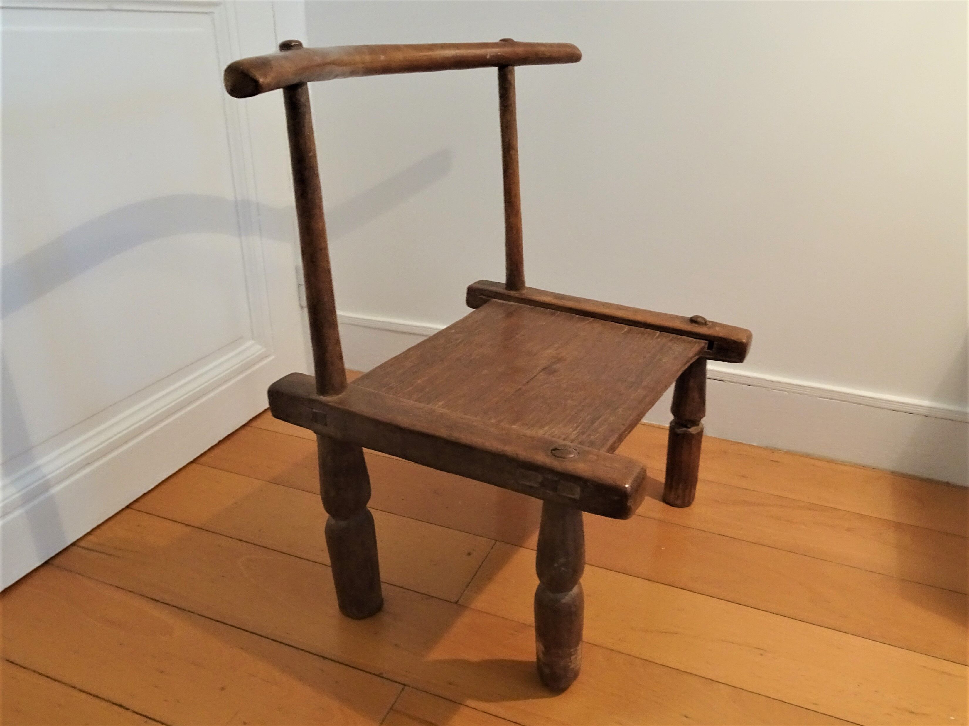 Old African low chair