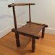 Old African low chair