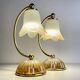 Lampes de chevet vintage italienne, années 1970, lot de 2