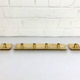 3 Scandinavian brass candlesticks, Pierre Forssell, Skultuna, Sweden, 1960s