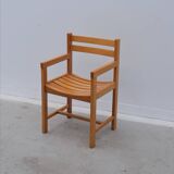 Fauteuil en orme massif, 1970