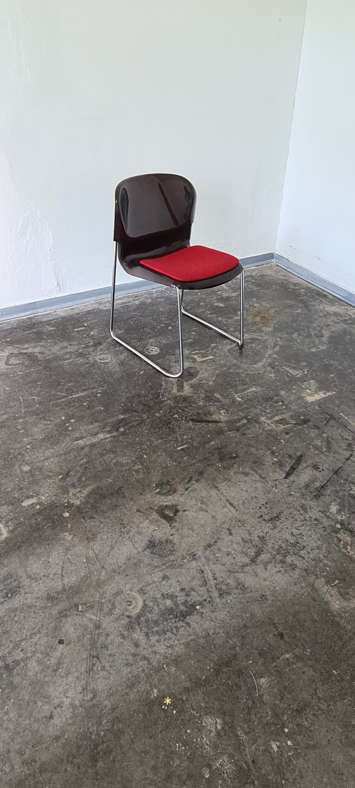 Vintage stacking chair by Gerd Lange for Drabert West Germany model SM 400K