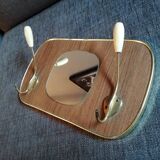 Rockabilly mirror coat rack