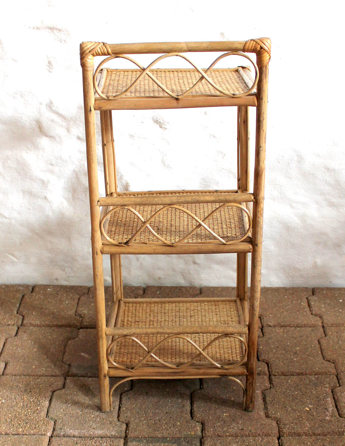 Rattan shelf