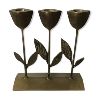 Art Deco tulip candlestick