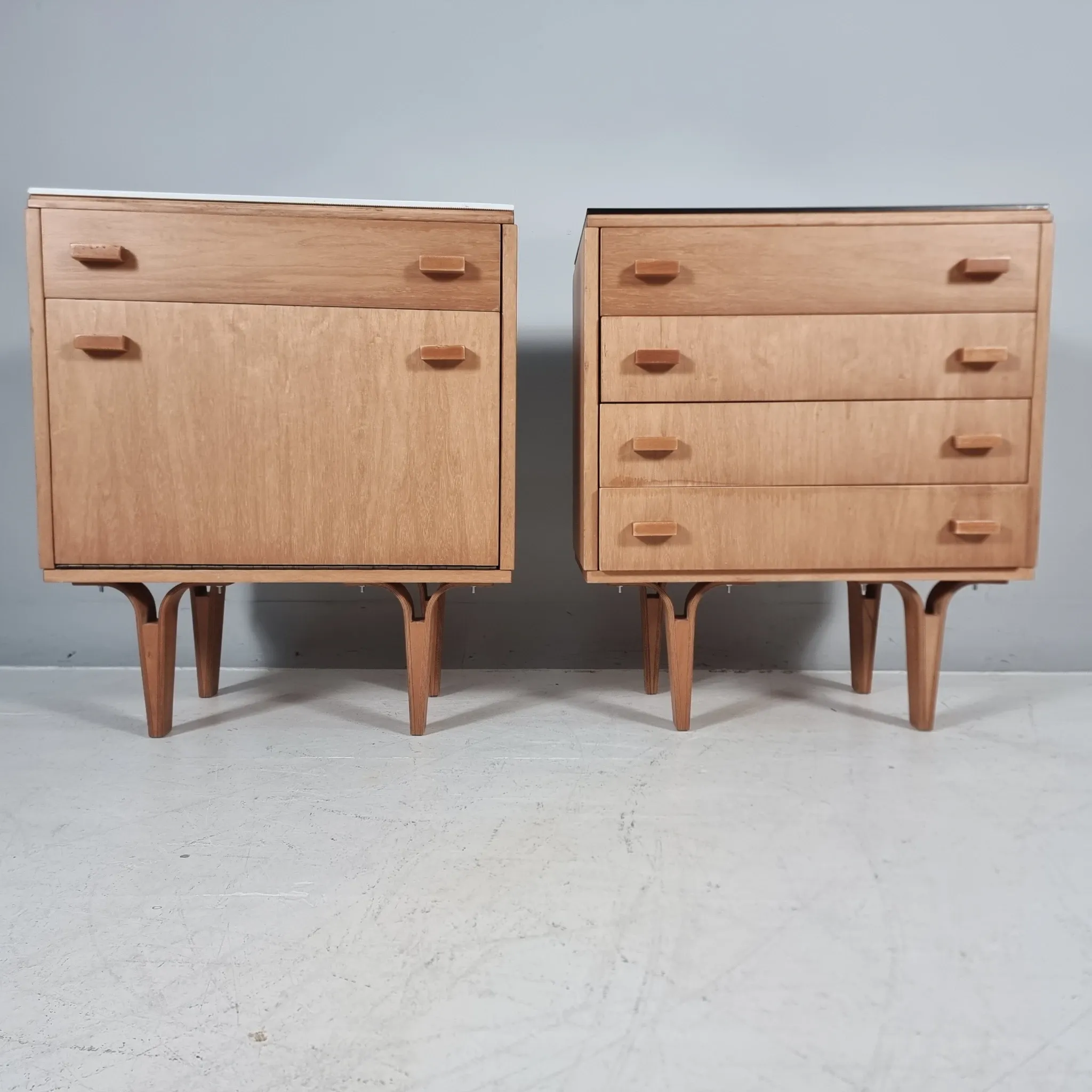 Nightstands by Frantisek Mezulanik, 1970s, Set of 2