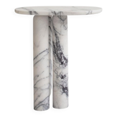 Table d'appoint Trio No 3 Blanc Lilas