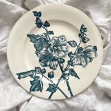 Antique ironstone plate "Tremières" Salins