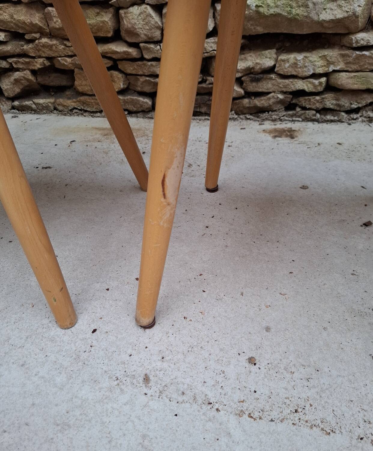 Set of 12 bistro chairs