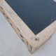 Trade cabinet with drawers in oak and blue stone – early 20th century
