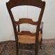 Fauteuil paillé de grand père en orme