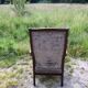 Voltaire wooden armchair in mahogany wood