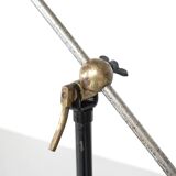 Lampe sur pied en metal et Laiton , France - 1950s