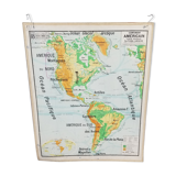 School map "American Continent"