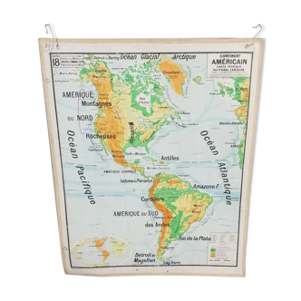 School map "American Continent"