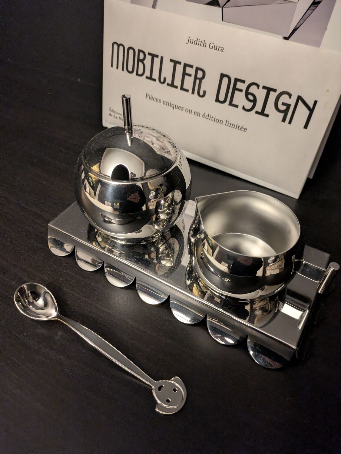 Sugar bowl and cream jug Alessi