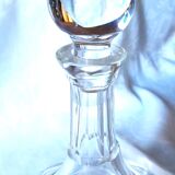 Cut crystal carafe with beautiful stopper