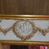 Golden mirror 111x70cm