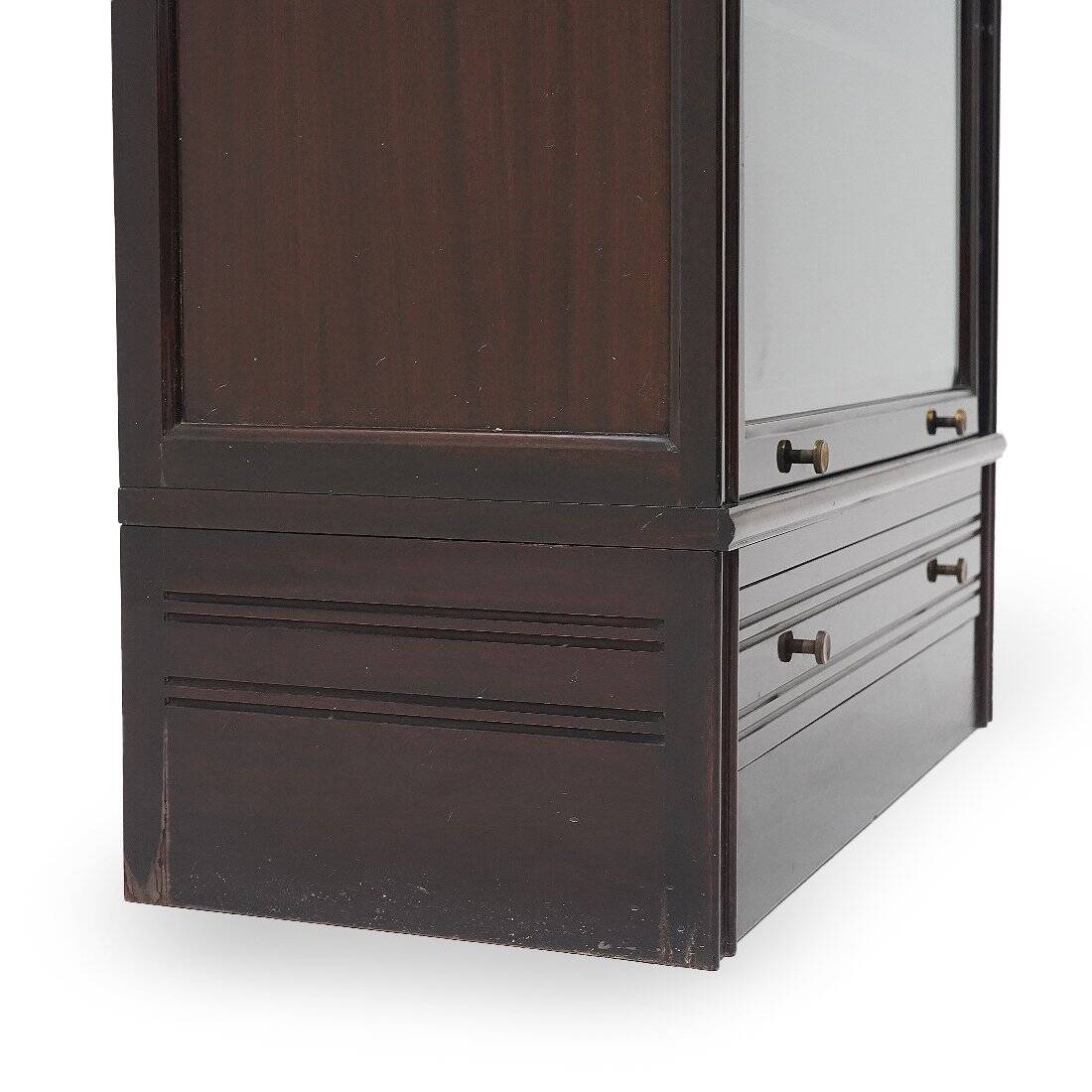 1970s buffet with glass door and drawer