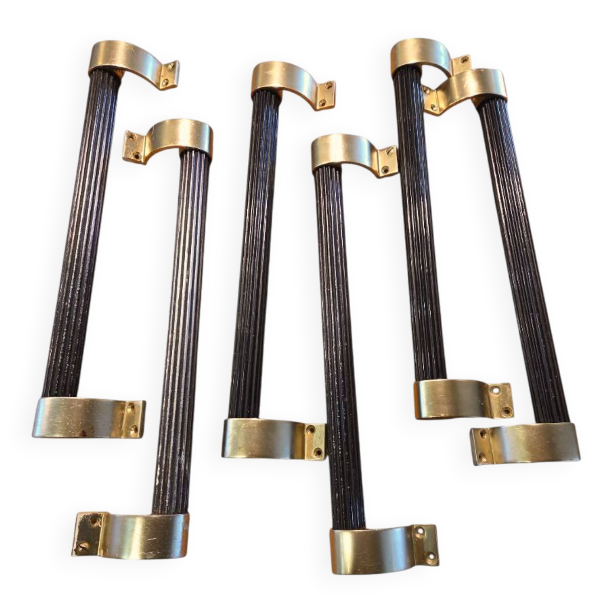 Set of Art Deco door handles