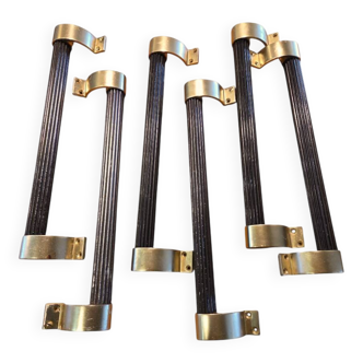 Set of Art Deco door handles