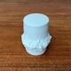 Boîte en porcelaine blanche allemande motif coquillage de Kaiser, années 1960