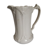 Broc à  eau faïence blanche  XIX ème