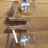 Pair of golden Sciolari House wall light
