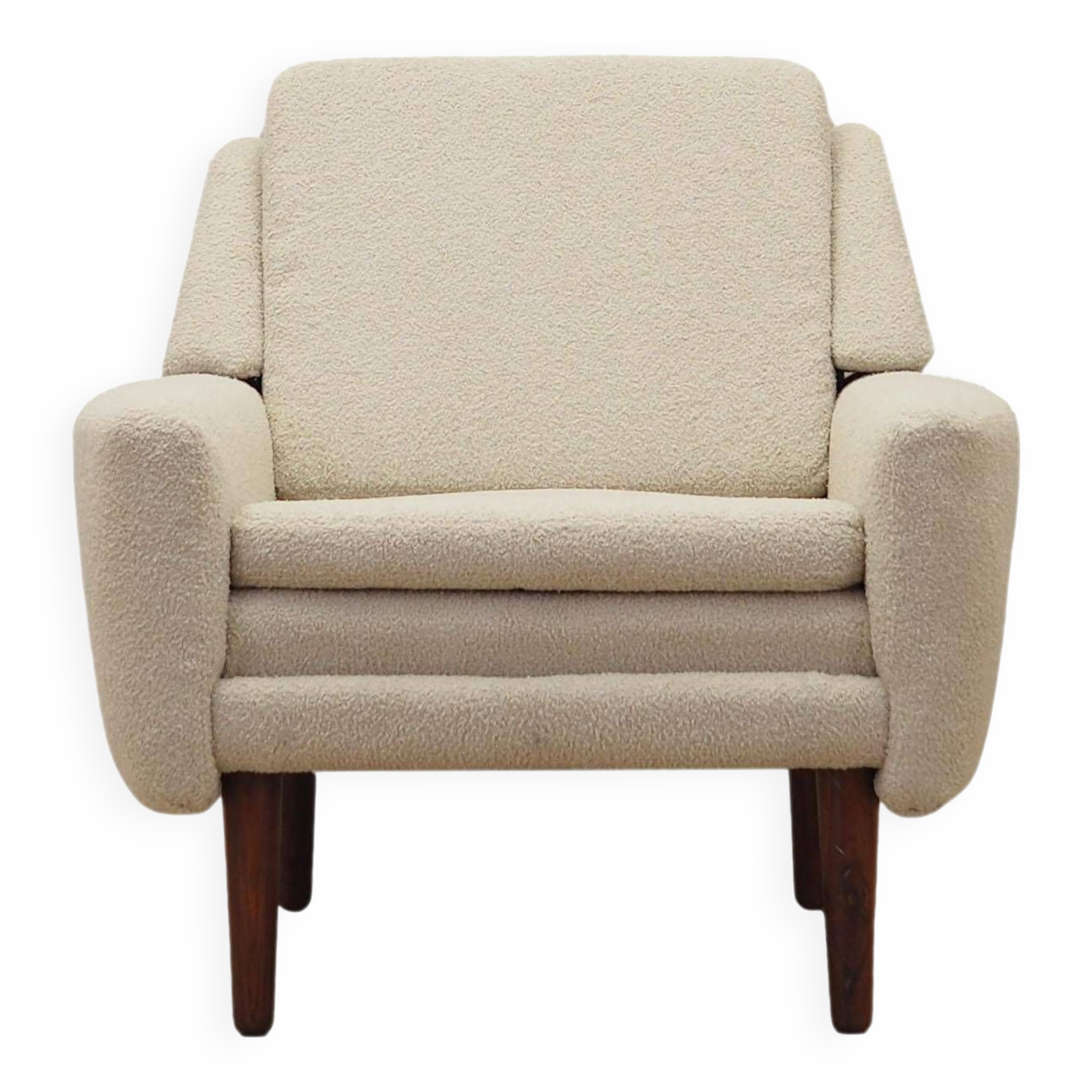 Cream armchair, Danish design, 1970s, production: Denmark