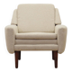 Cream armchair, Danish design, 1970s, production: Denmark