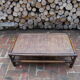 Table basse rotin et cannage