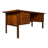 1960s Vintage Freestanding Danish Teak Writing Desk by Peter Løvig Nielsen