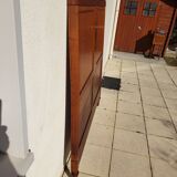 Inlaid headboard and footboard