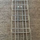 Vintage stainless steel wall vinyl rack